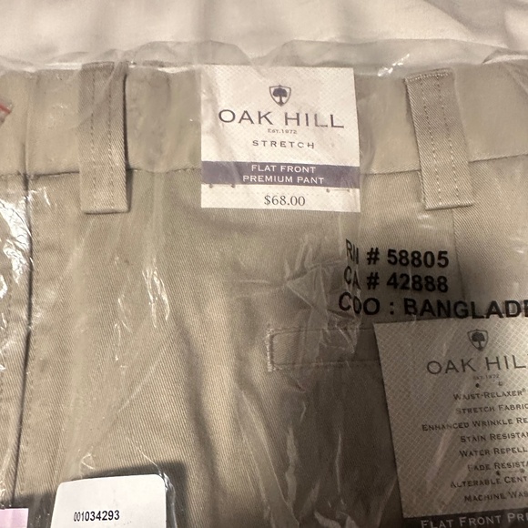 Oak Hill khaki pants 52x30 - Picture 1 of 4